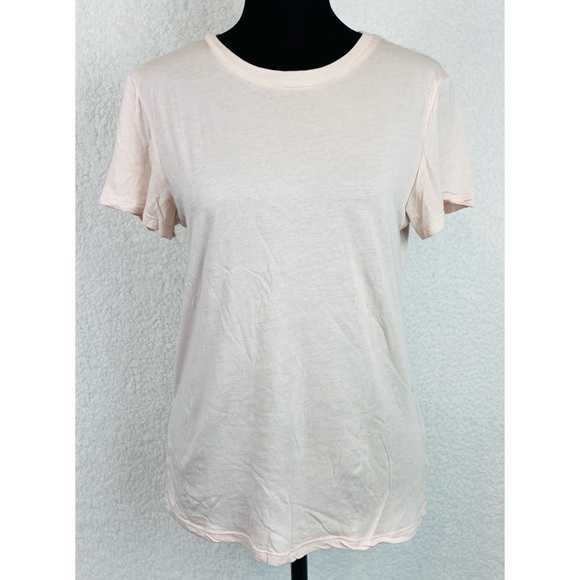 Z SUPPLY • Classic Light Pink Crewneck Short Sleeve Tee - Picture 11 of 12